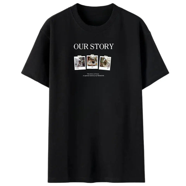 Áo Thun Oversize Our Story 3 Frames Personalized