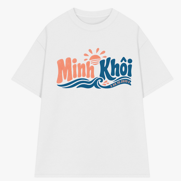 Áo Thun in Tên Minimal MS88945 RIENGVN