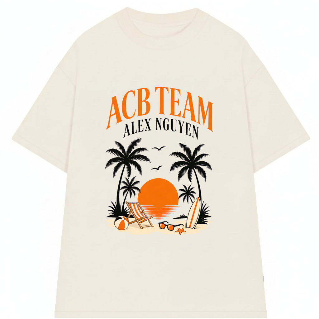 Áo Thun in Tên Tropical MS57697 RIENGVN