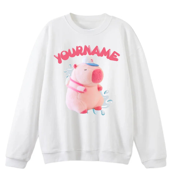 Áo Sweater Cá Nhân Hóa Strawberry CAPYBARA RIENGVN