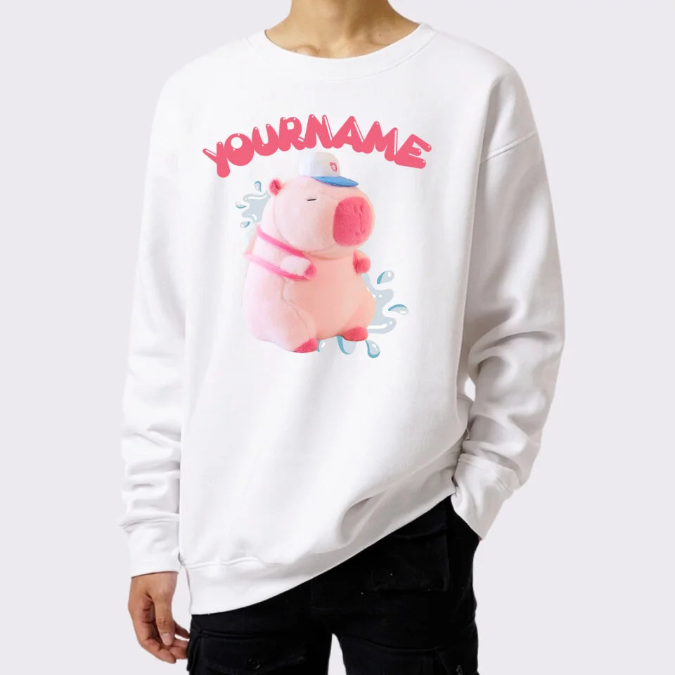 Áo Sweater Cá Nhân Hóa Strawberry CAPYBARA RIENGVN