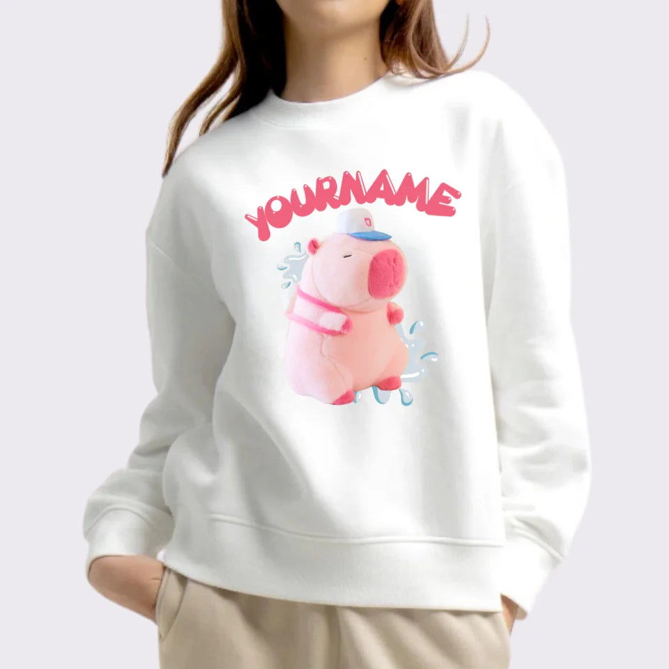 Áo Sweater Cá Nhân Hóa Strawberry CAPYBARA RIENGVN