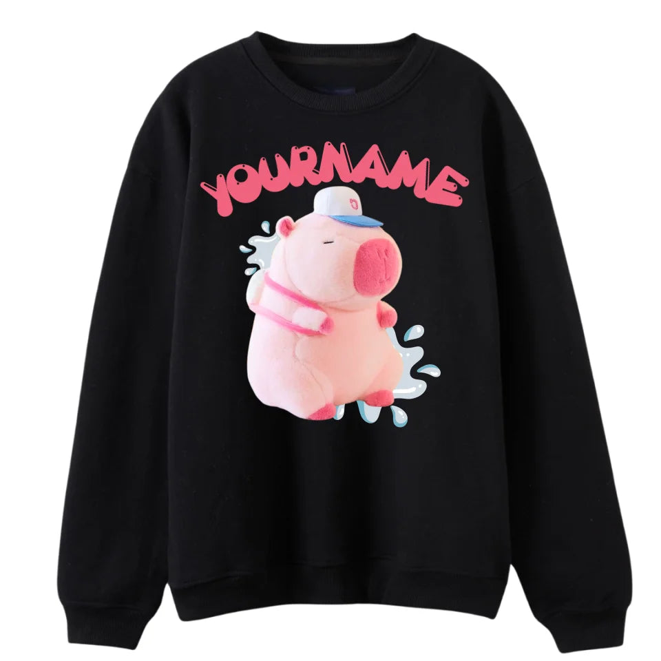 Áo Sweater Cá Nhân Hóa Strawberry CAPYBARA RIENGVN