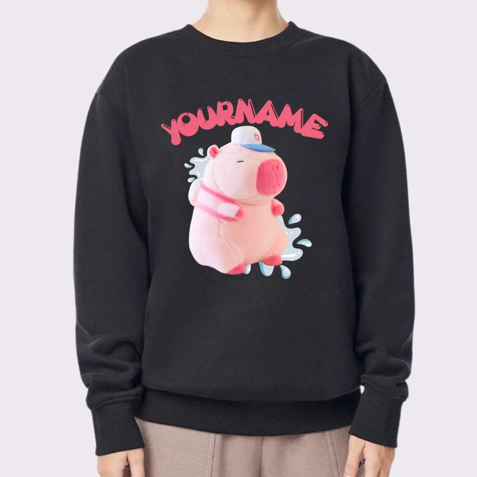 Áo Sweater Cá Nhân Hóa Strawberry CAPYBARA RIENGVN