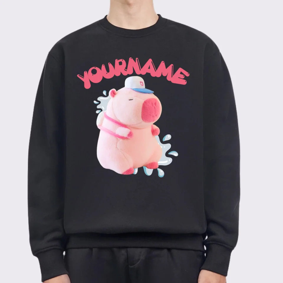 Áo Sweater Cá Nhân Hóa Strawberry CAPYBARA RIENGVN