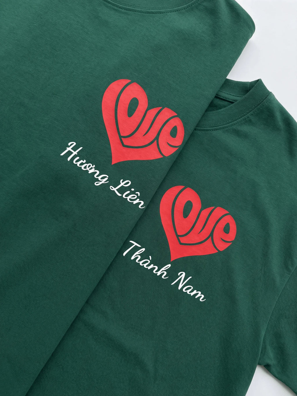 Áo Thun Oversize In Tên Shape Heart RIENGVN MS 002