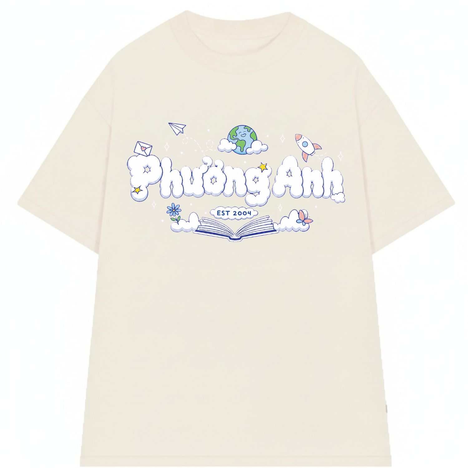 Áo Thun in Tên Cute MS88946 RIENGVN
