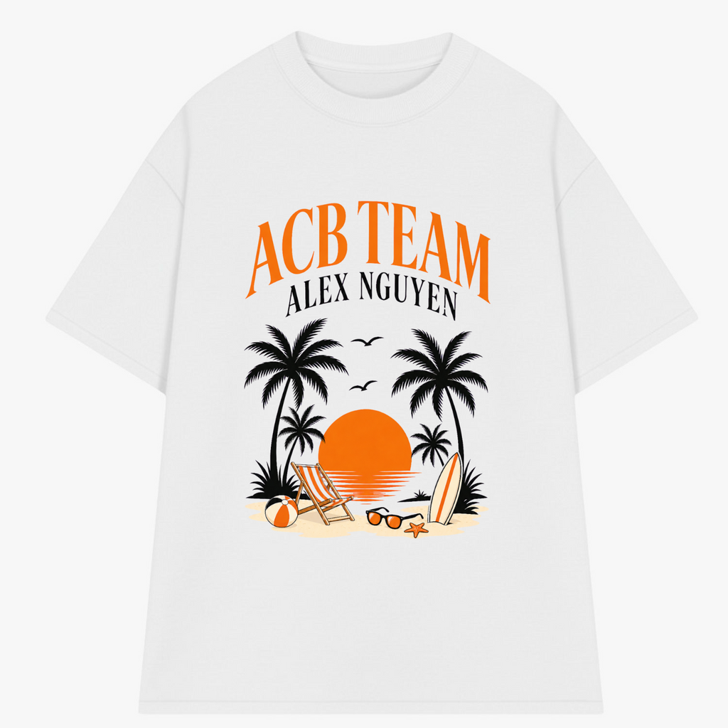 Áo Thun in Tên Tropical MS57697 RIENGVN