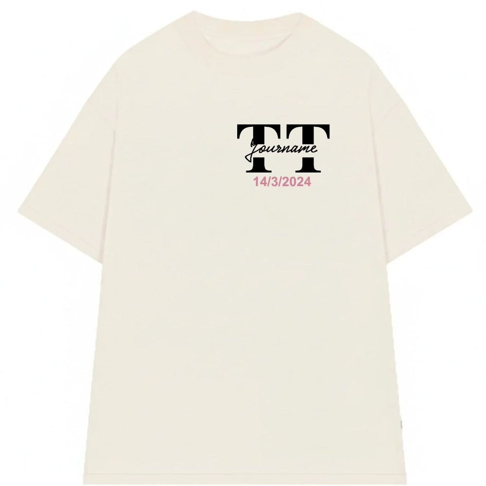 Áo Thun Oversize In Tên Text Split 2 Riengvn