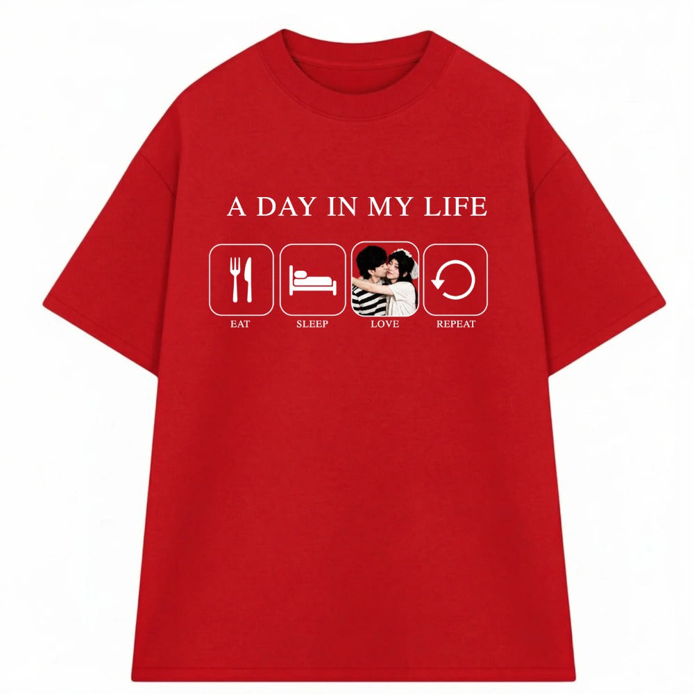 Áo Thun Eat Sleep Love Repeat Riengvn