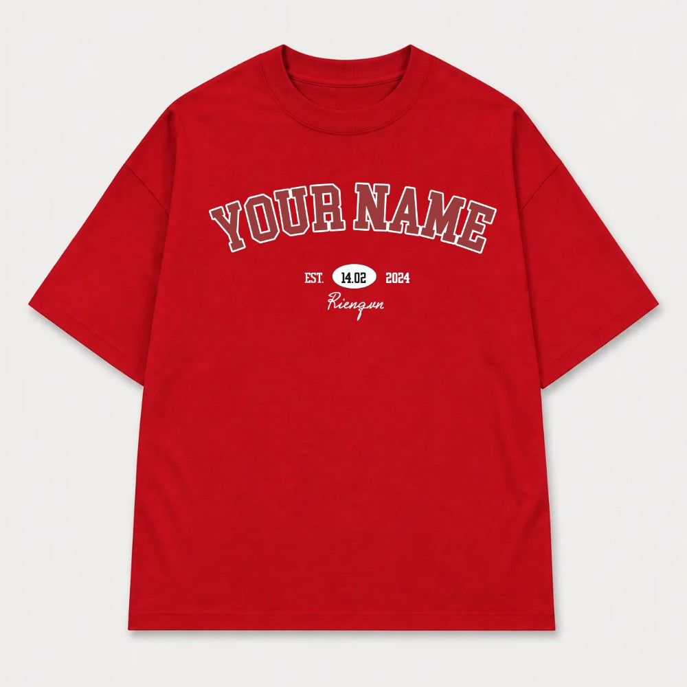 Áo hoodie Oversize In Tên Basic Text Oldschool RIENGVN ver 3