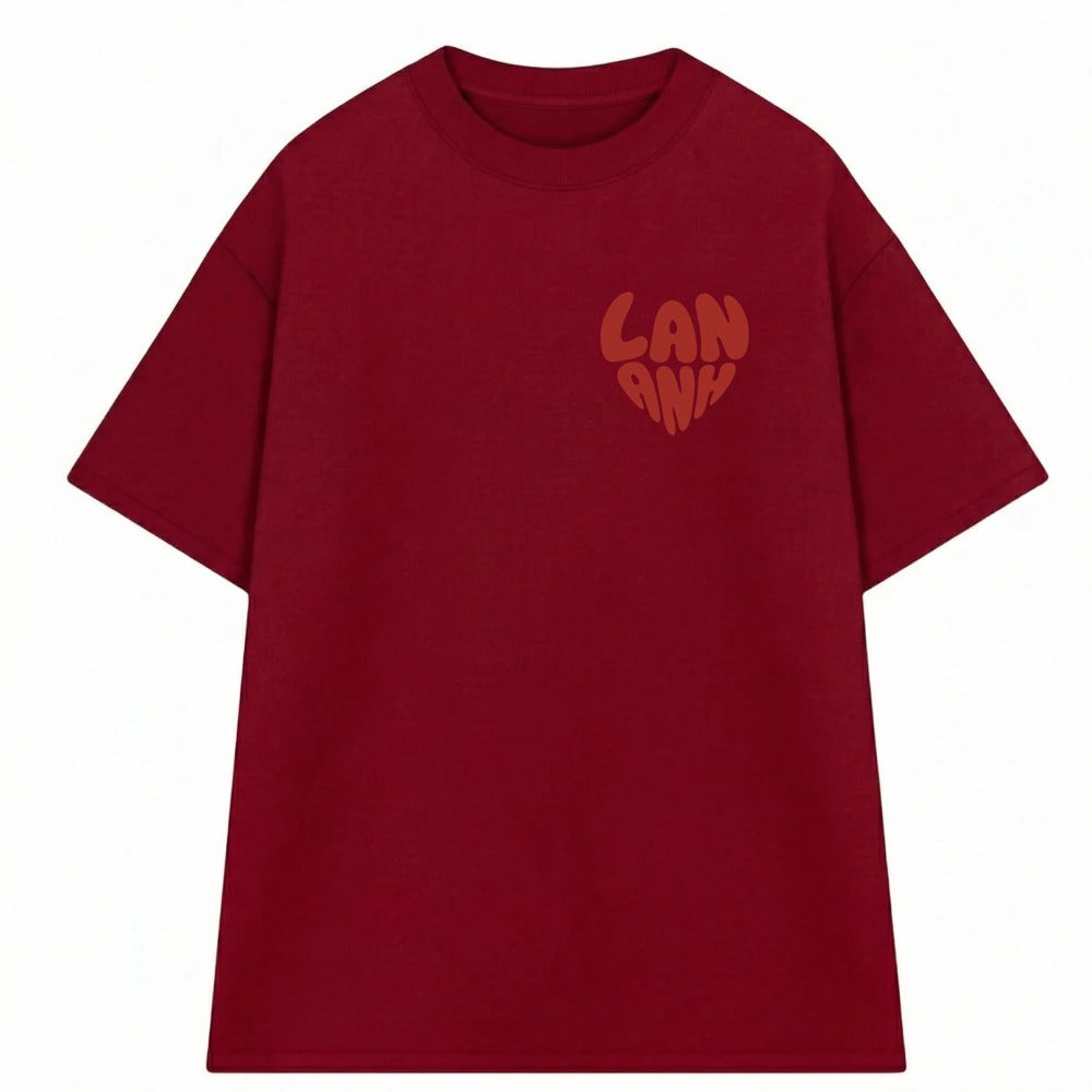 Áo Thun Cá nhân hoá shape heart