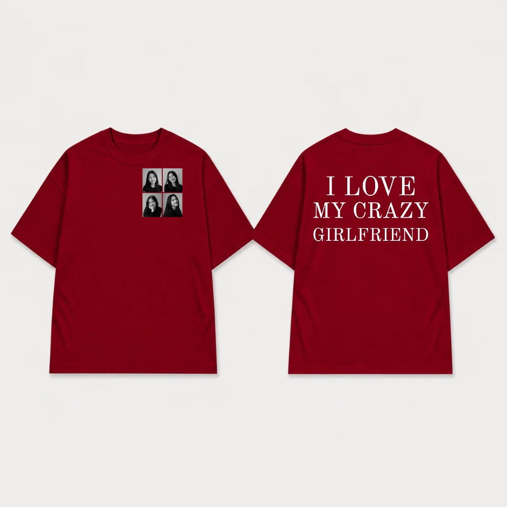 Áo hoodie I Love My Crazy Girlfriend 4 Ảnh RIENGVN