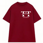Áo Thun Oversize In Tên Text Split 2 Riengvn