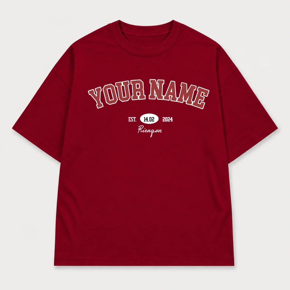 Áo hoodie Oversize In Tên Basic Text Oldschool RIENGVN ver 3