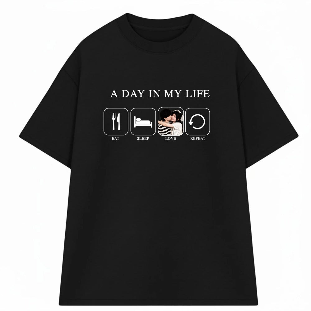 Áo Thun Eat Sleep Love Repeat Riengvn
