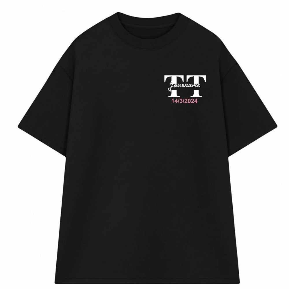 Áo Thun Oversize In Tên Text Split 2 Riengvn