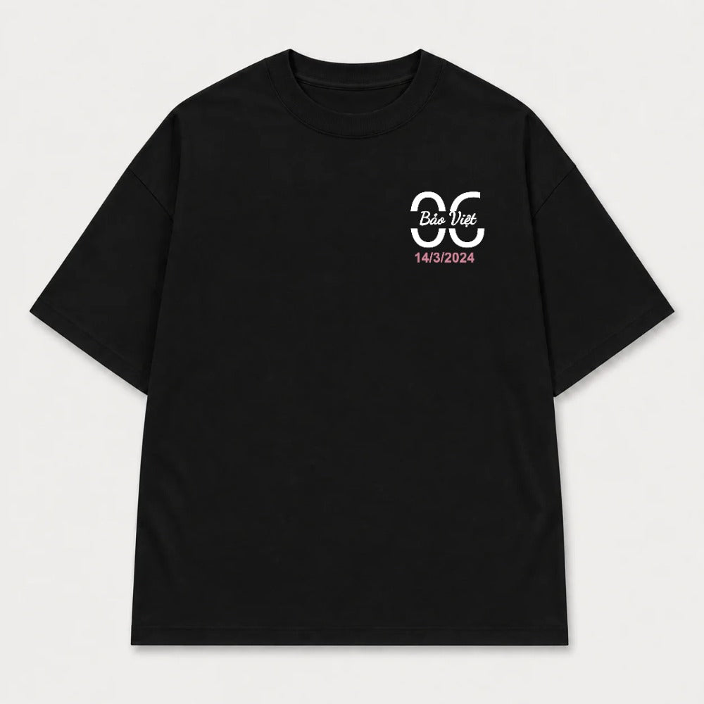 Áo hoodie Oversize In Tên Anniversary Riengvn