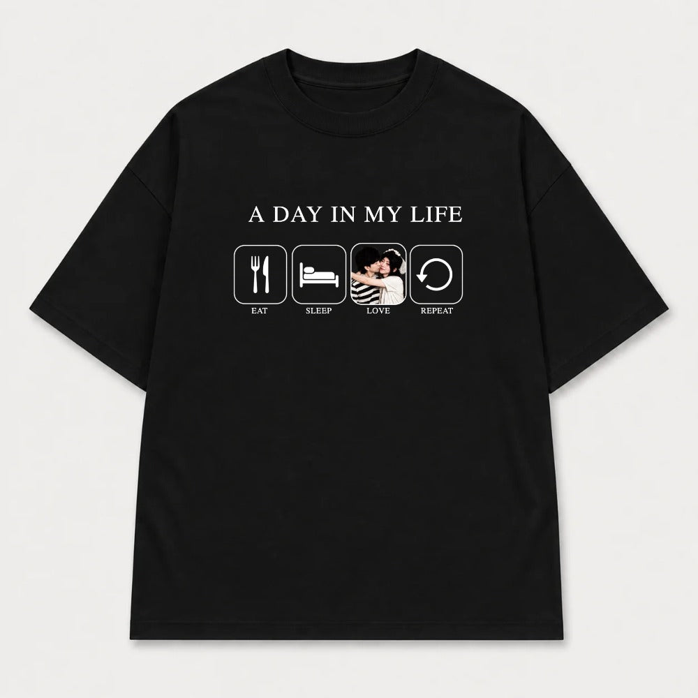 Áo hoodie Eat Sleep Love Repeat Riengvn