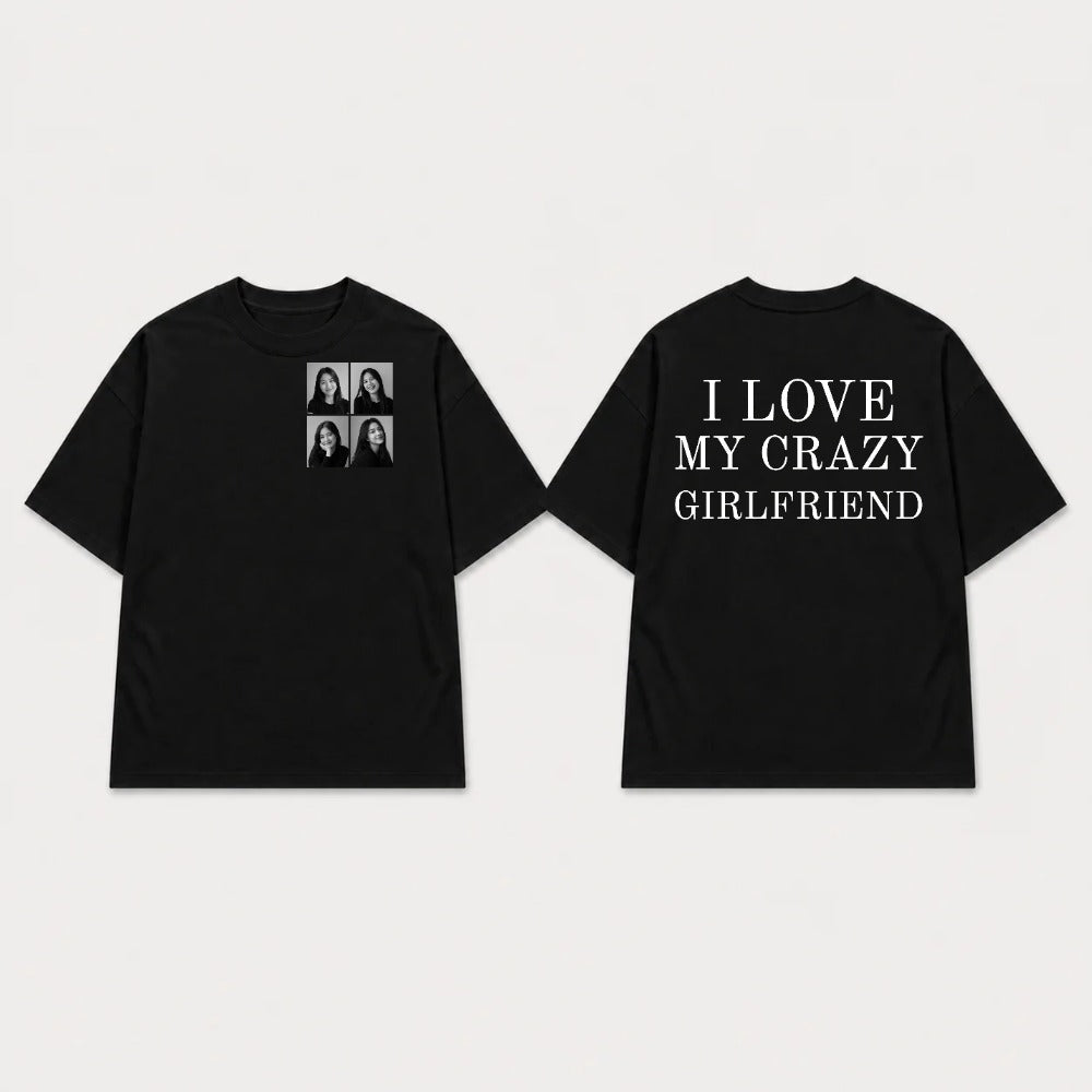 Áo hoodie I Love My Crazy Girlfriend 4 Ảnh RIENGVN