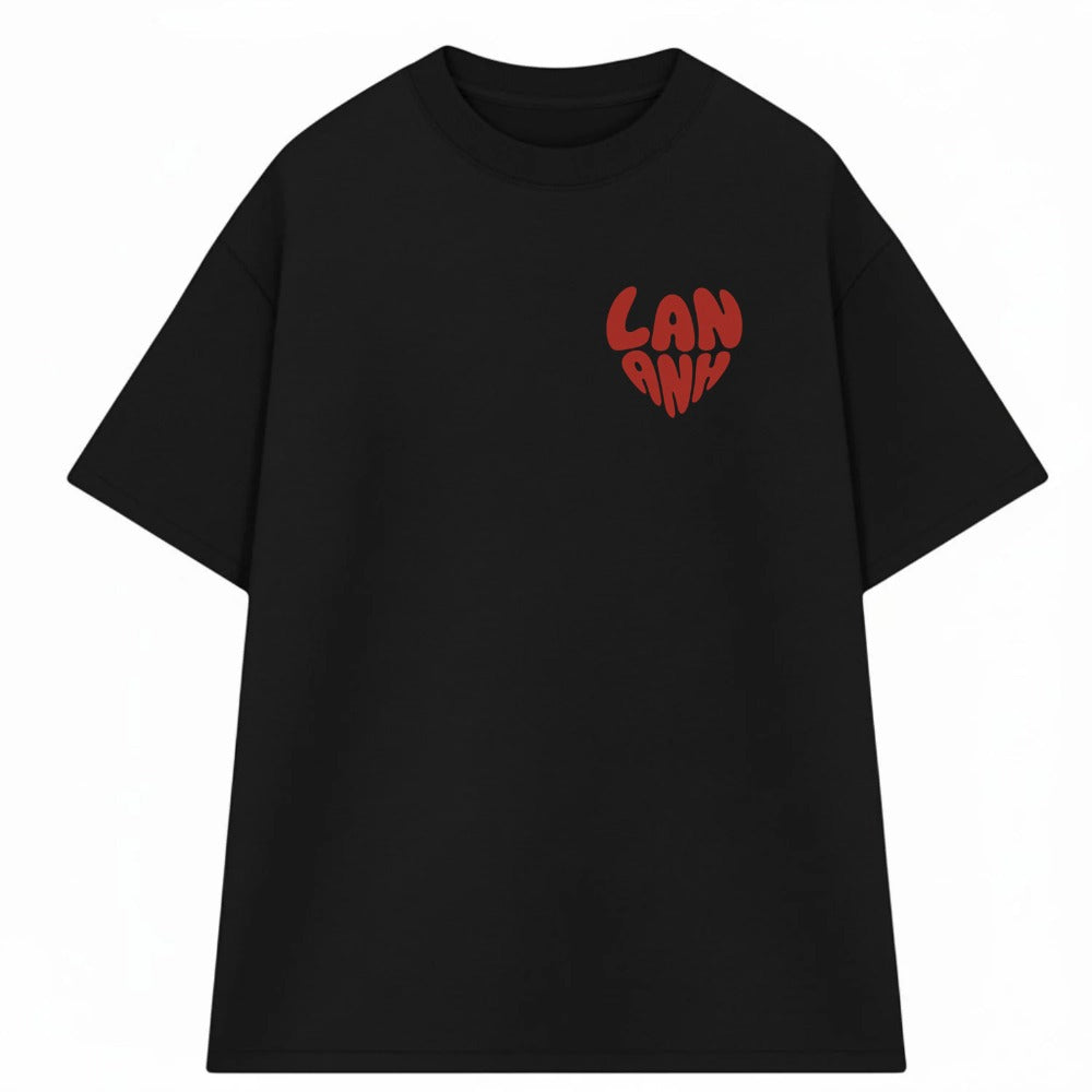 Áo Thun Cá nhân hoá shape heart