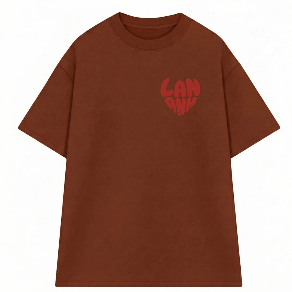 Áo Thun Cá nhân hoá shape heart