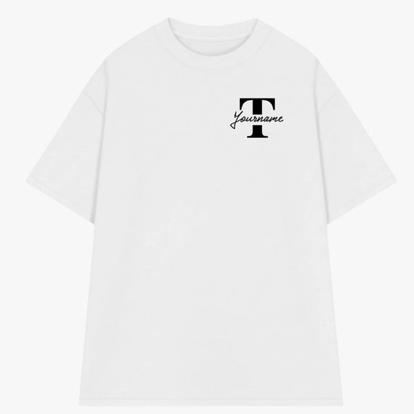 Áo Thun Oversize In Tên Text Split Riengvn