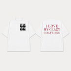 Áo Thun I Love My Crazy Girlfriend 4 Ảnh RIENGVN