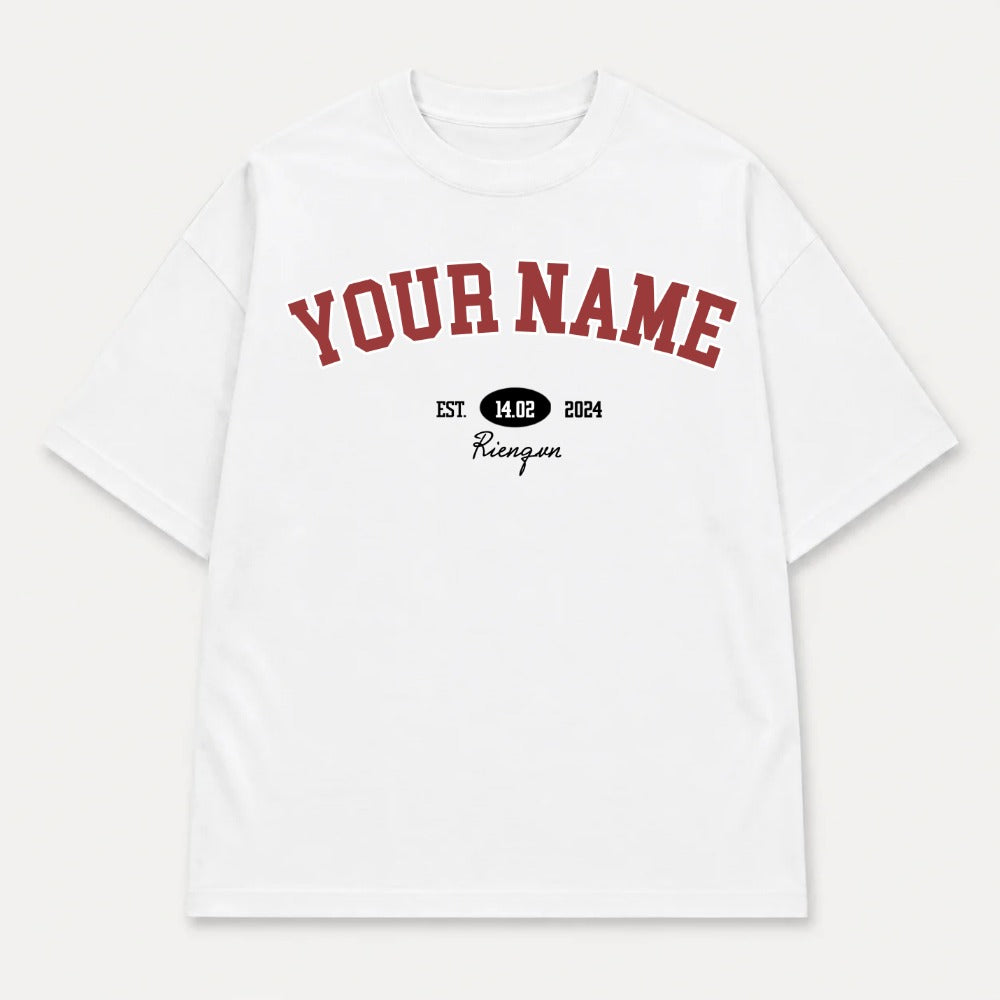 Áo hoodie Oversize In Tên Basic Text Oldschool RIENGVN ver 3
