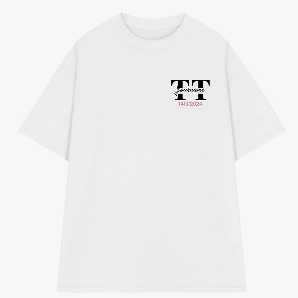 Áo Thun Oversize In Tên Text Split 2 Riengvn