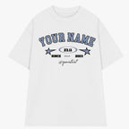 Áo Thun Oversize In Tên Basic Text Chilling Star Collage Style RIENGVN
