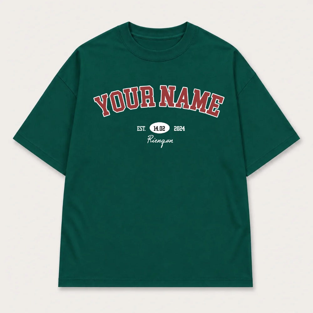 Áo hoodie Oversize In Tên Basic Text Oldschool RIENGVN ver 3