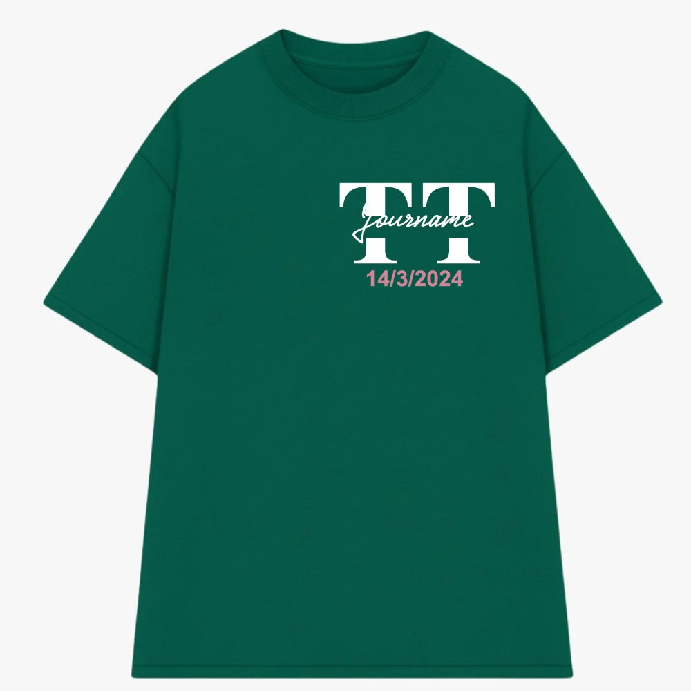 Áo Thun Oversize In Tên Text Split 2 Riengvn