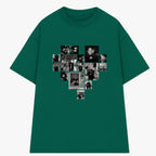 Áo Thun Multi Image Heart Riengvn