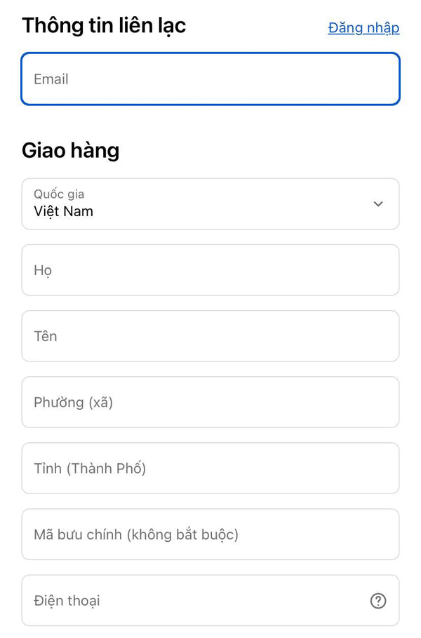 Đặt hàng và nhận sản phẩm