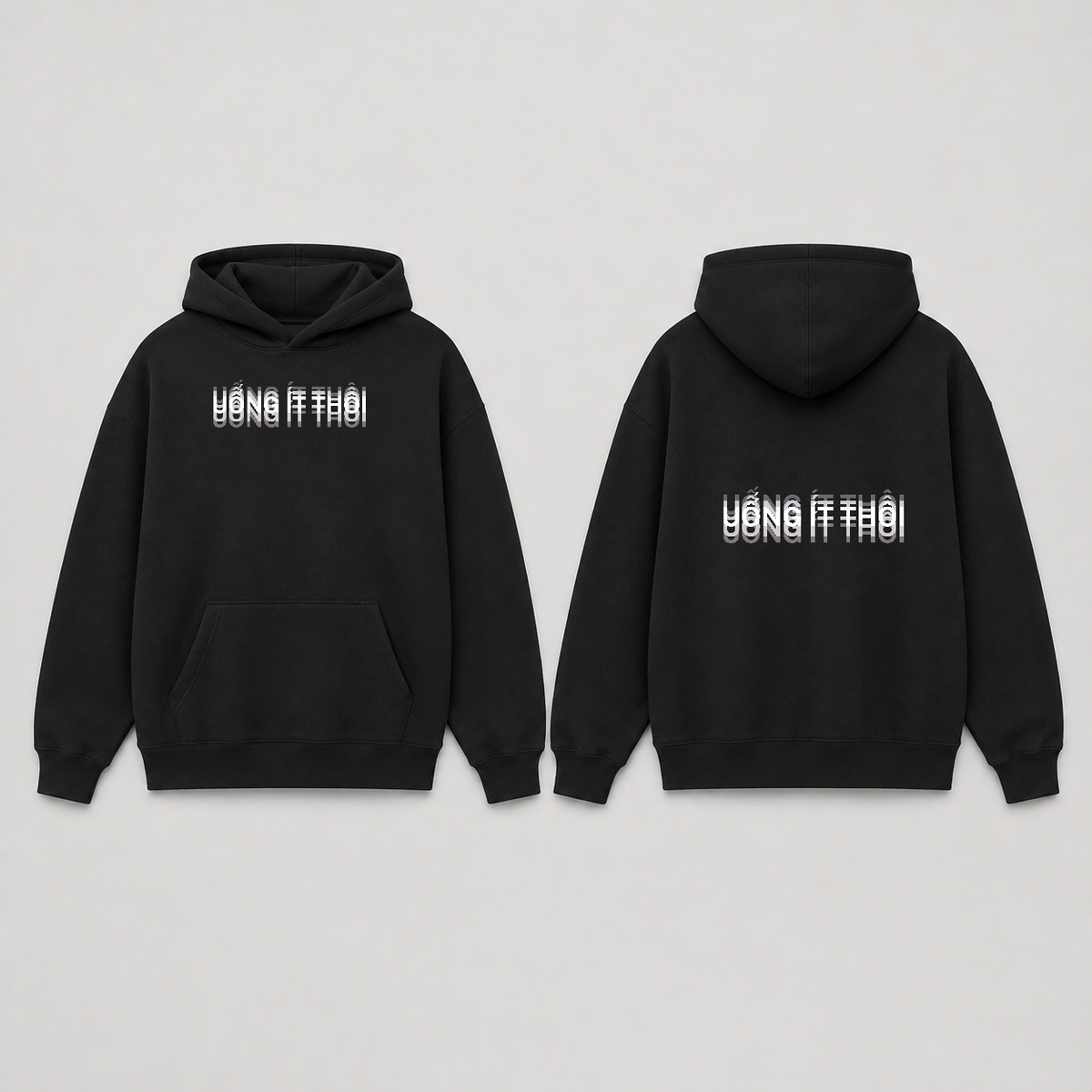 Áo hoodie Uống Ít Thôi In Theo Yêu cầu — vùng in hoodie lớn v8