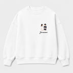 Áo sweater Cá Hoạt Hình Style — thiết kế Trắng