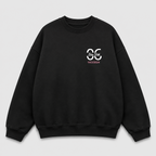 Áo sweater Oversize In Tên Anniversary Riengvn — thiết kế Đen