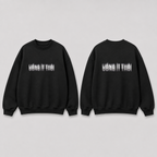 Áo sweater Uống Ít Thôi In Theo Yêu cầu — thiết kế Đen