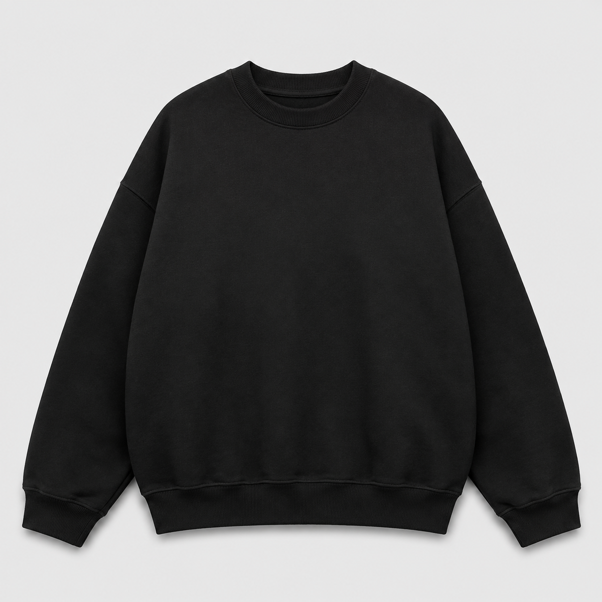 Áo sweater Đen — phôi mặt trước