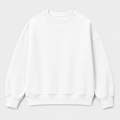 Áo sweater Trắng — phôi mặt trước