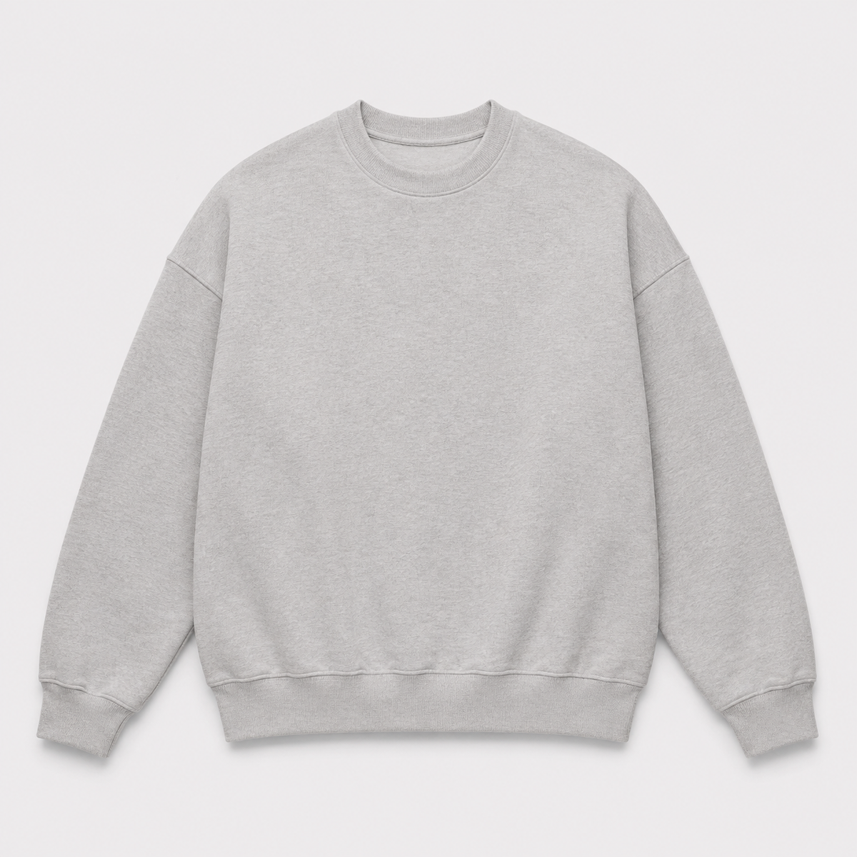 Áo sweater Xám — phôi mặt trước