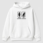 Áo Hoodie Your Girlfriend My Girlfriend – Chọn Sư Tử / Cô Gái | RIENGVN — Trắng — Sư tử