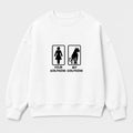 Áo Sweater Your Girlfriend My Girlfriend – Chọn Sư Tử / Cô Gái | RIENGVN — Trắng — Sư tử