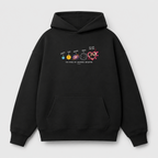 Áo Hoodie Custom Ảnh Trái Tim Vũ Trụ – You Make My Universe Brighter | RIENGVN — màu Đen