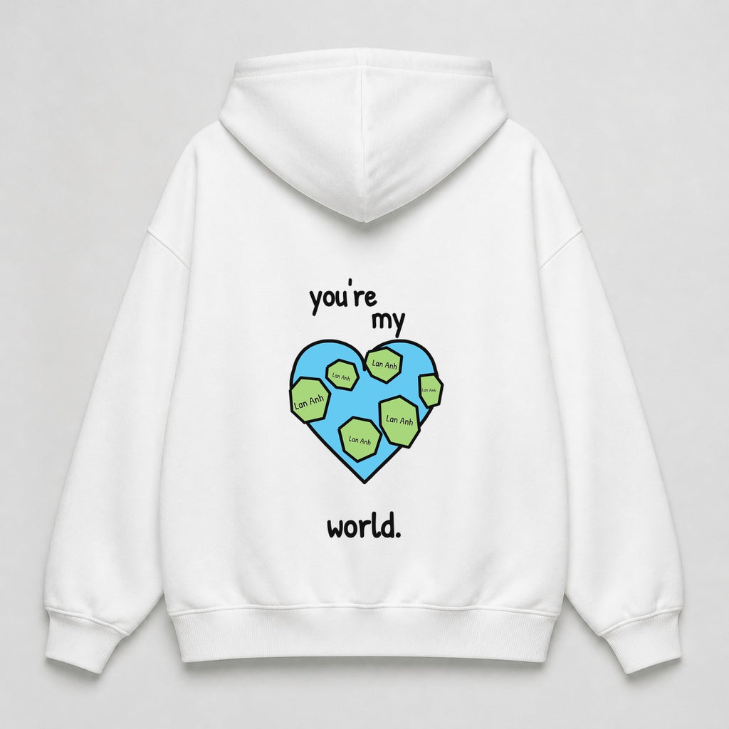 You’re My World — Trắng — mặt sau — chữ tự thu nhỏ