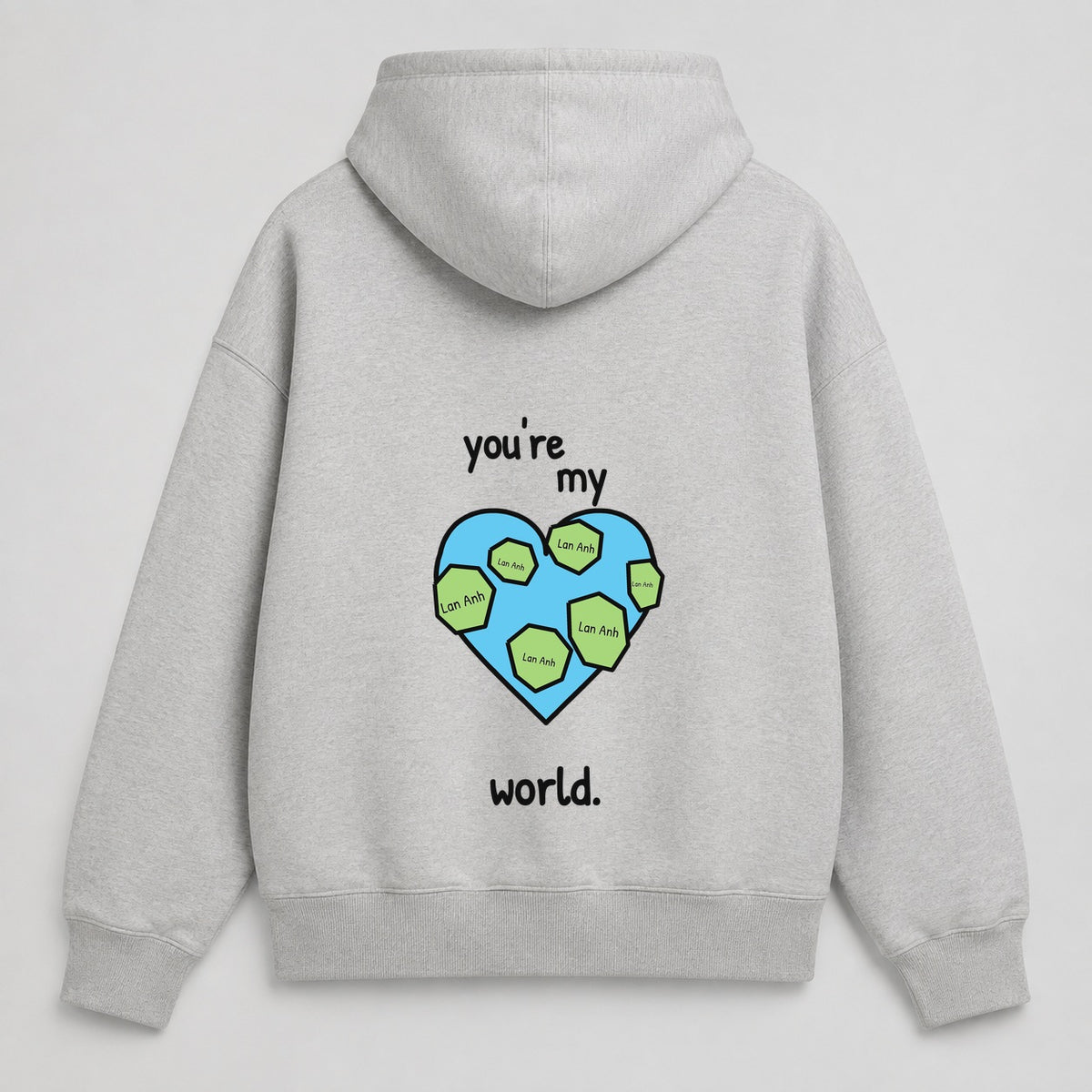 You’re My World — Xám — mặt sau — chữ tự thu nhỏ