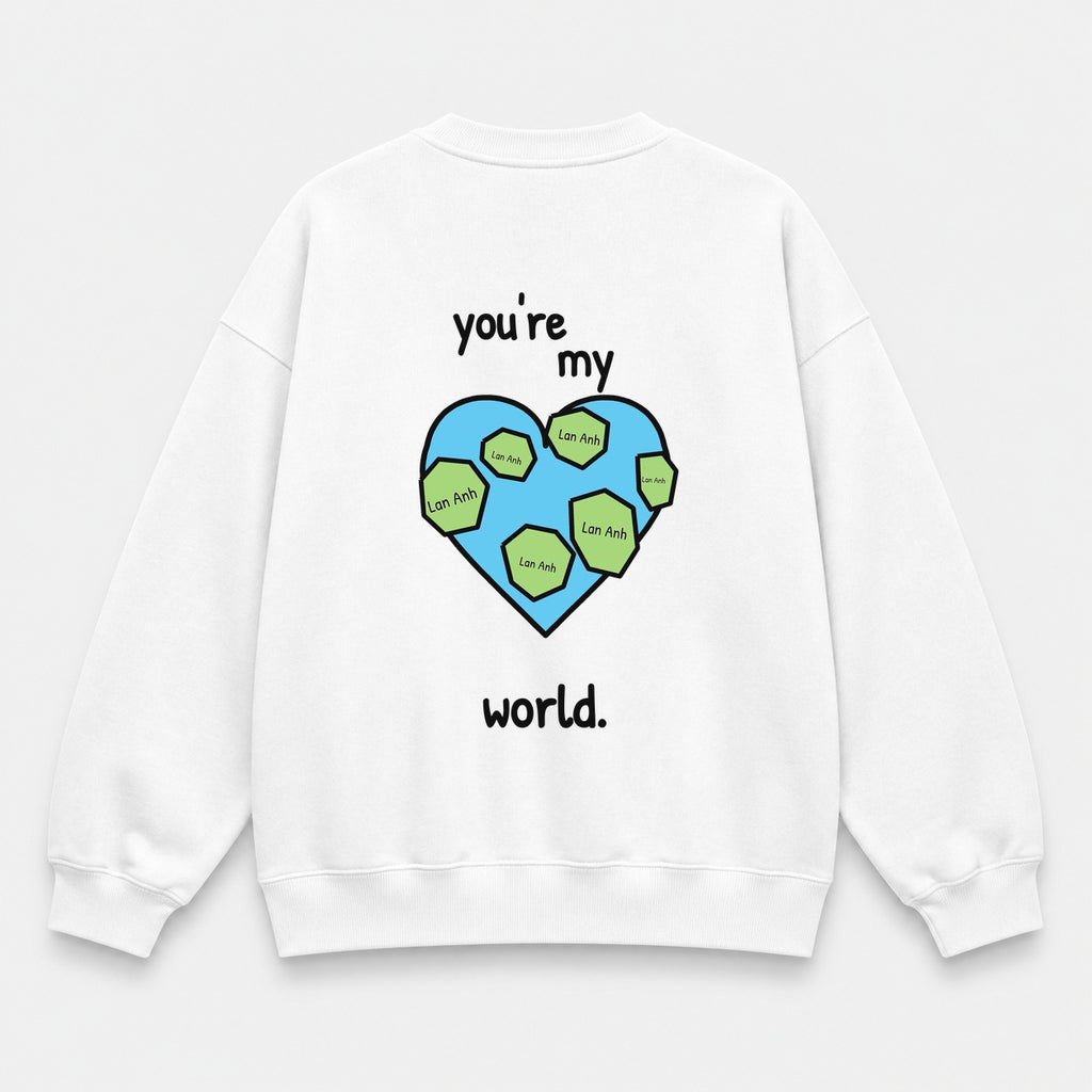 You’re My World — Trắng — mặt sau — chữ tự thu nhỏ