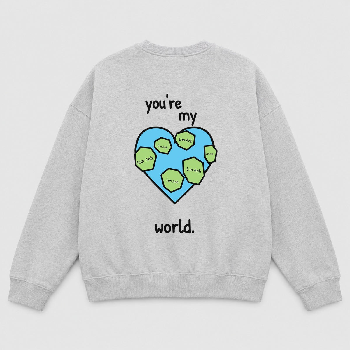 You’re My World — Xám — mặt sau — chữ tự thu nhỏ