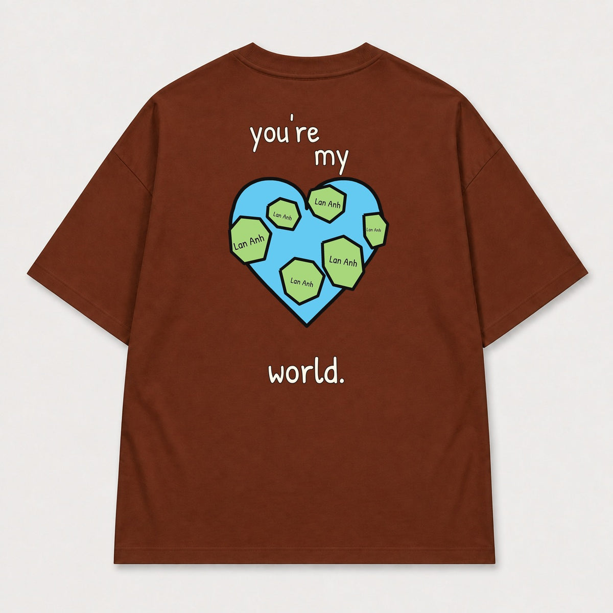 You’re My World — Nâu — mặt sau — chữ tự thu nhỏ